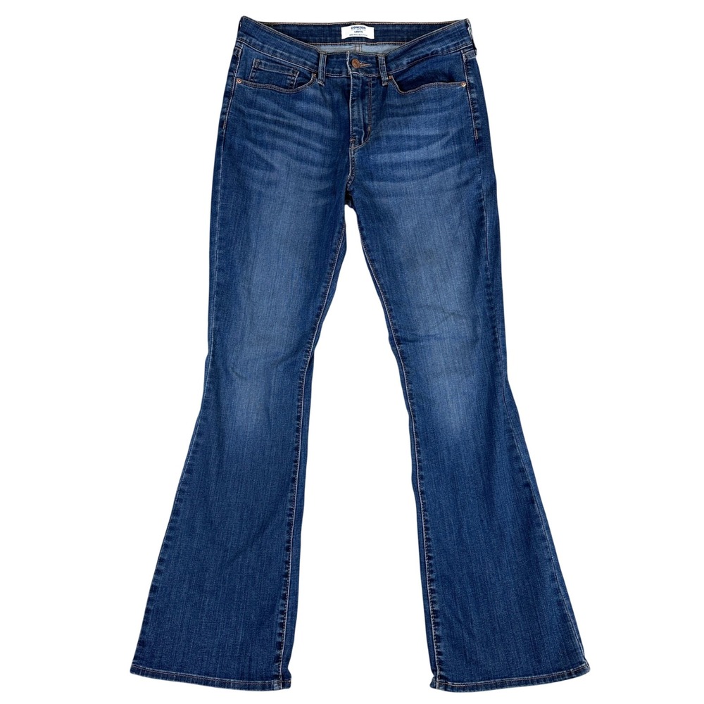 Denizen from Levis Mid-Rise Bootcut Jeans Medium Wash W30 L32 10M